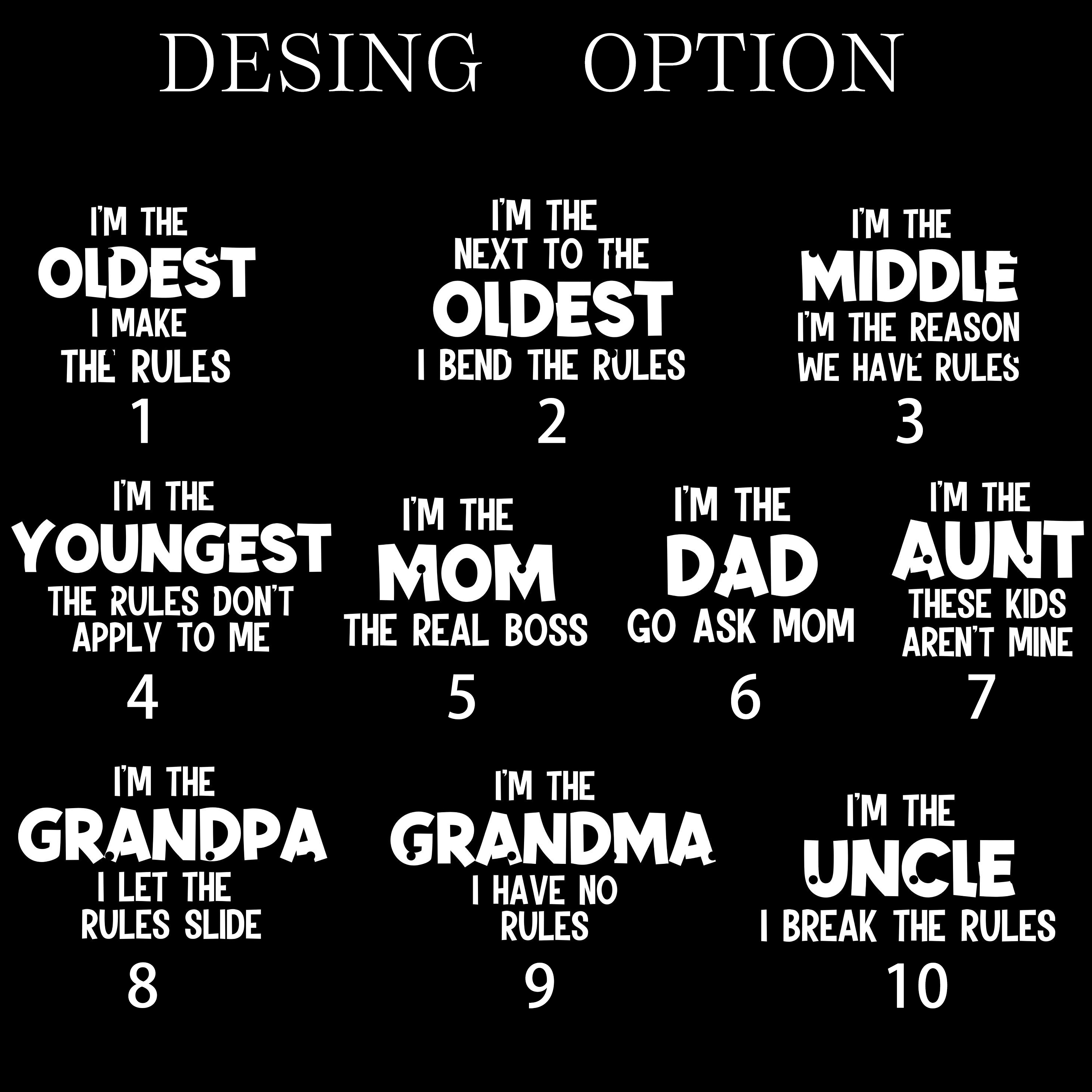 About The Rules Group Family Matching Tees Beepumpkin