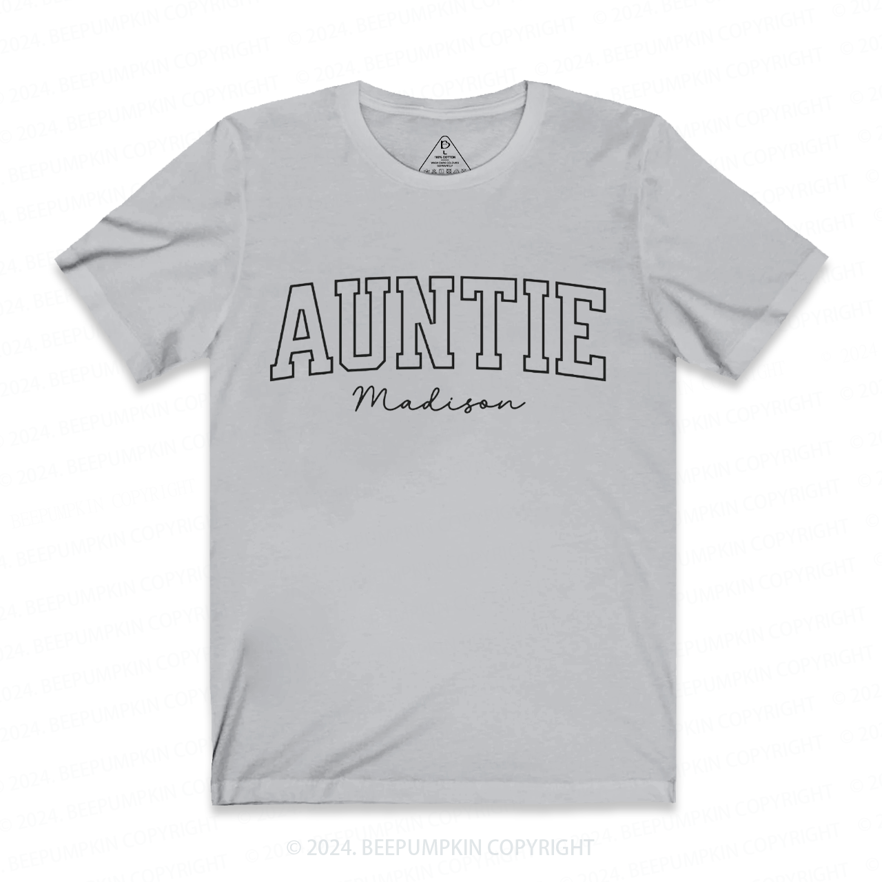 Personalized Aunt & Uncle Name Shirt 