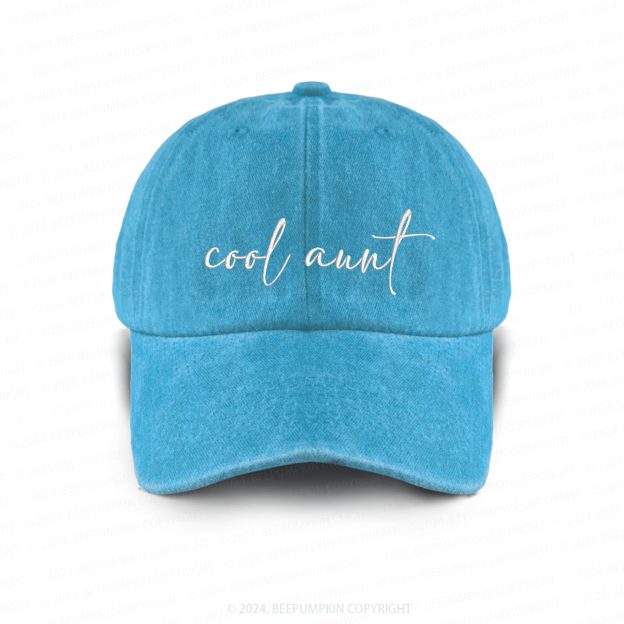 Cool Aunt Embroidered Baseball Cap
