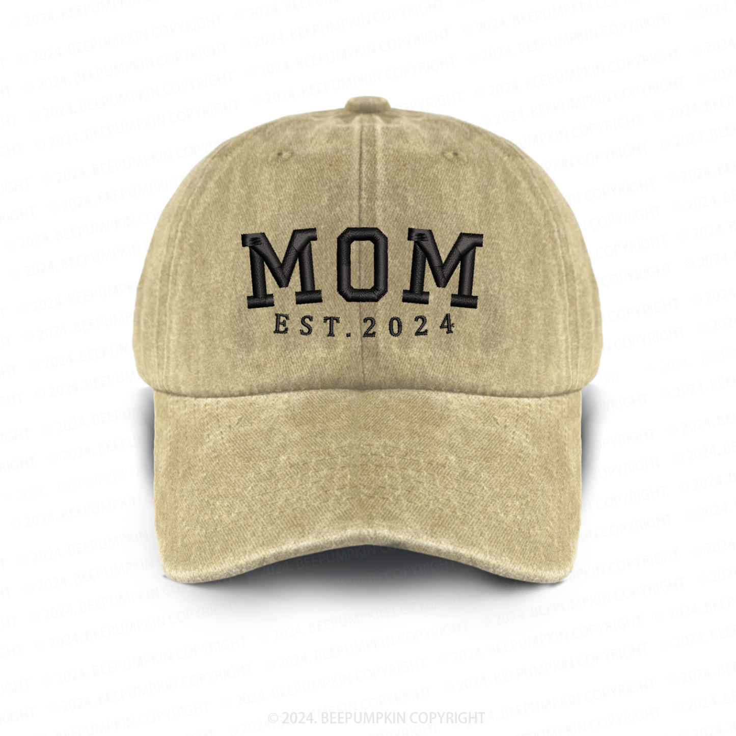 Personalized Date Embroidered Vintage Aldult Baseball Hat