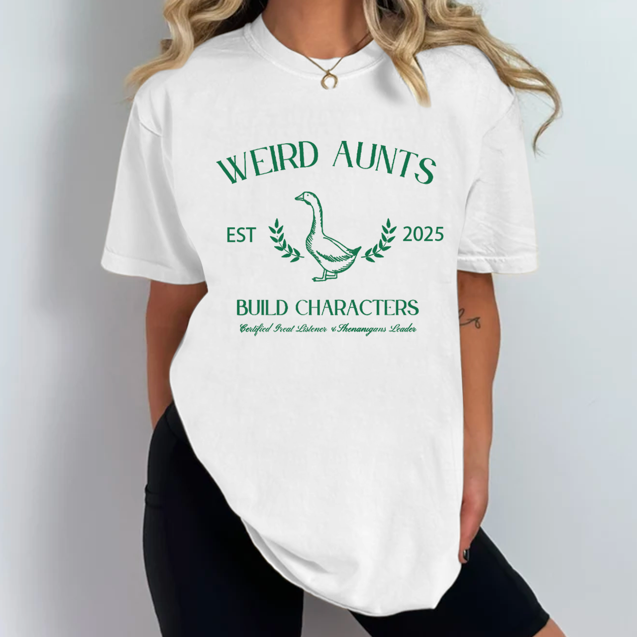 Personalized Vintage Silly Goose Weird Aunt T-Shirts 