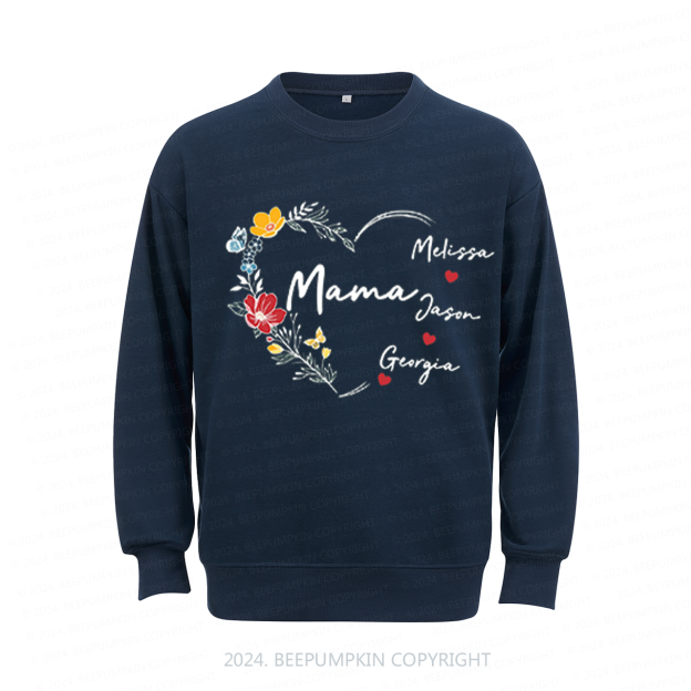 Personalized Nana With Grandkids Name Sweatshirt