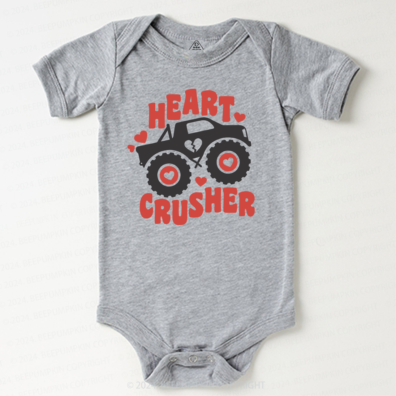 Heart Crusher Valentine's Day Bodysuit For Baby