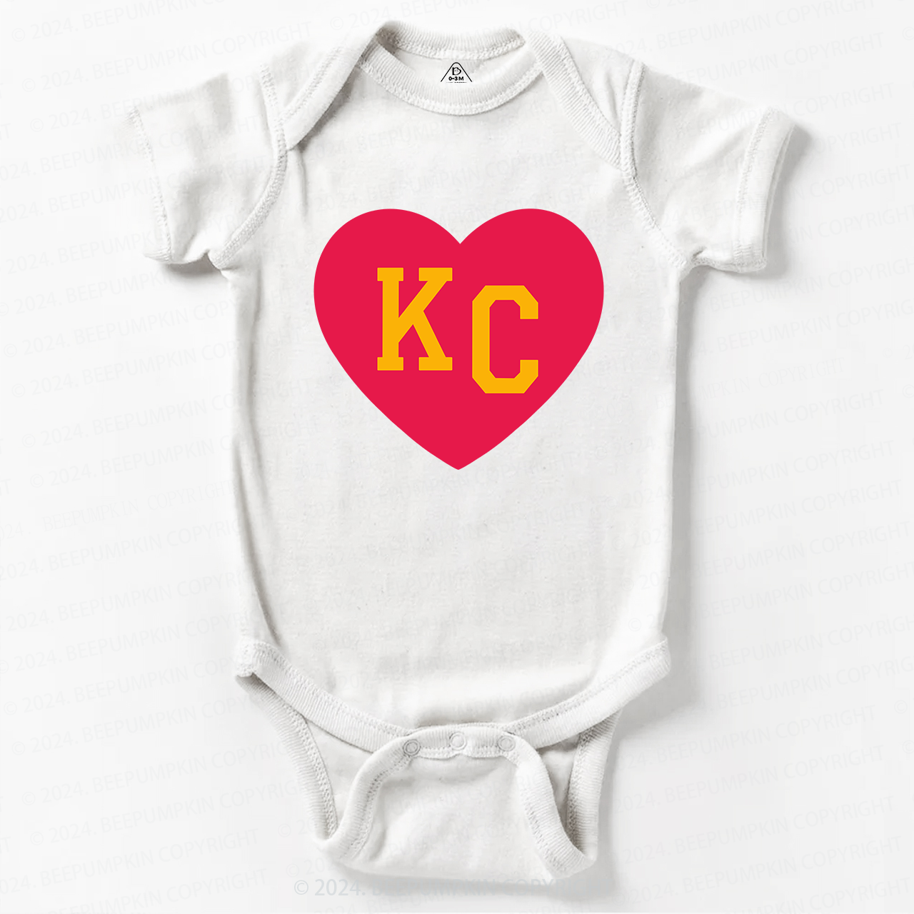 Color Love KC Football Bodysuit Beepumpkin