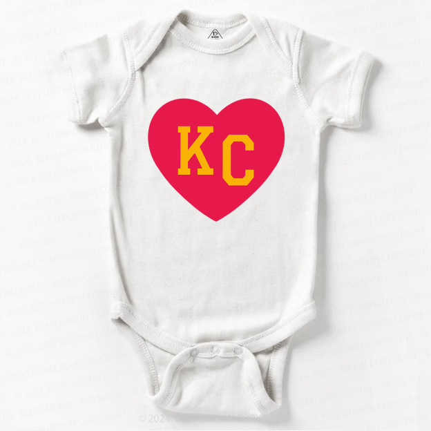 Color Love KC Football Bodysuit Beepumpkin