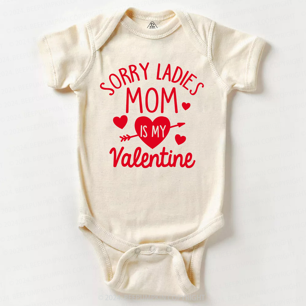 Sorry Ladies Mom Is My Valentine Bodysuit For Baby