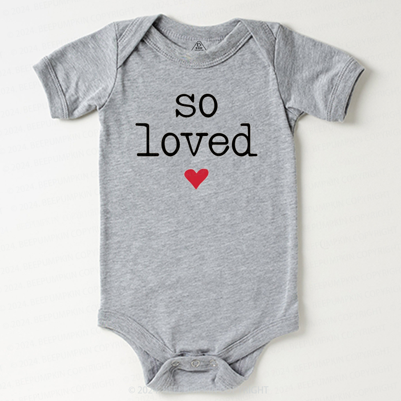 So Loved Valentine's Day Bodysuit For Baby