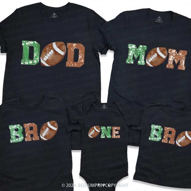 1st Year Down Birthday Family Matching Tees Beepumpkin