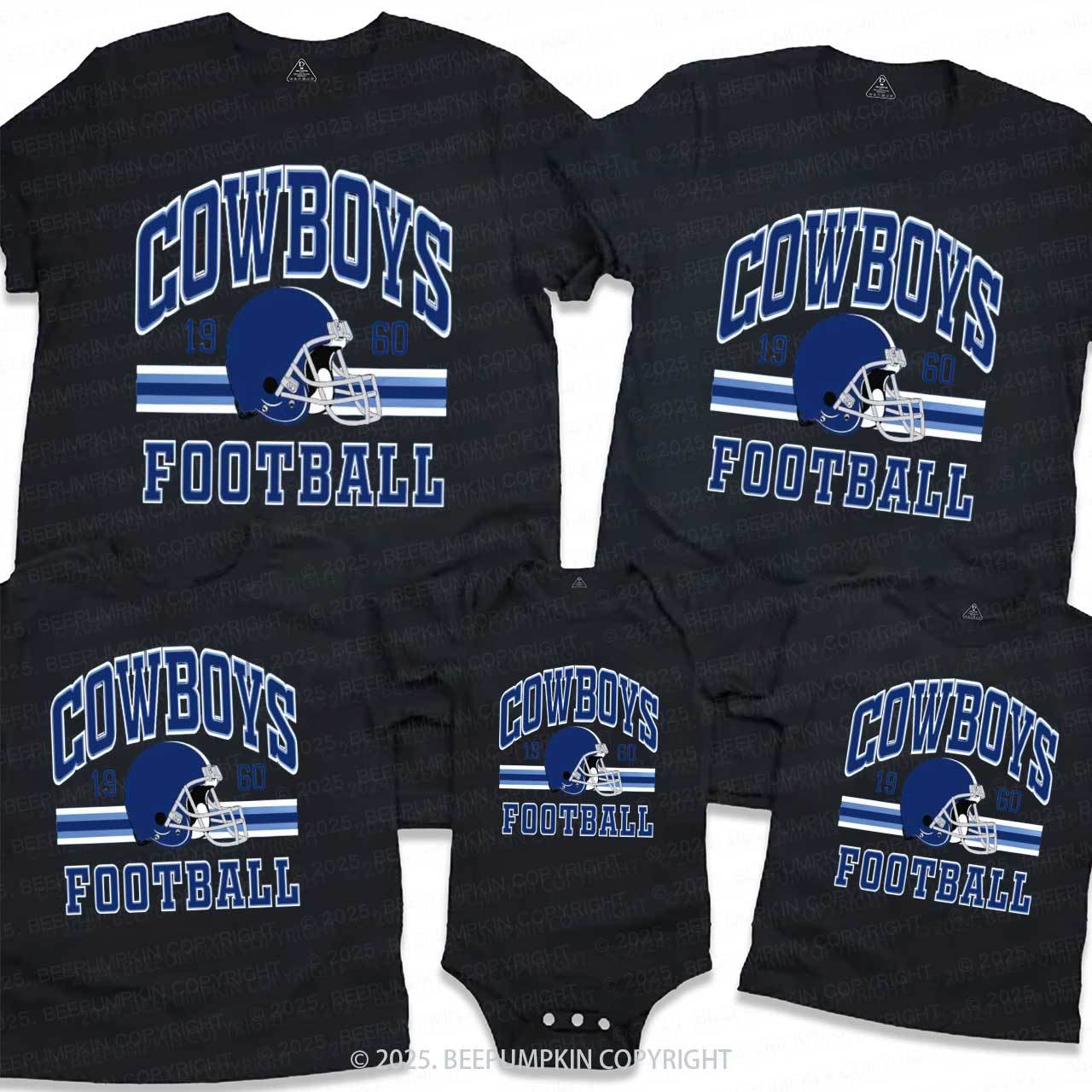 Football Lover 1960 Family Matching Tees Beepumpkin