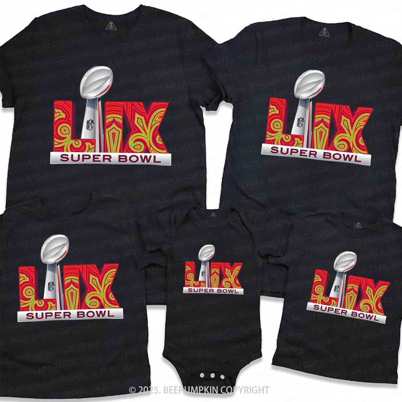 Football Fan Game Day Family Matching Tees Beepumpkin