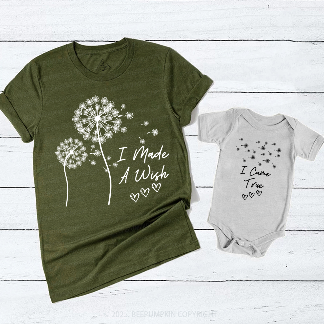 I Made A Wish I Came True Mom&Me Matching Tees