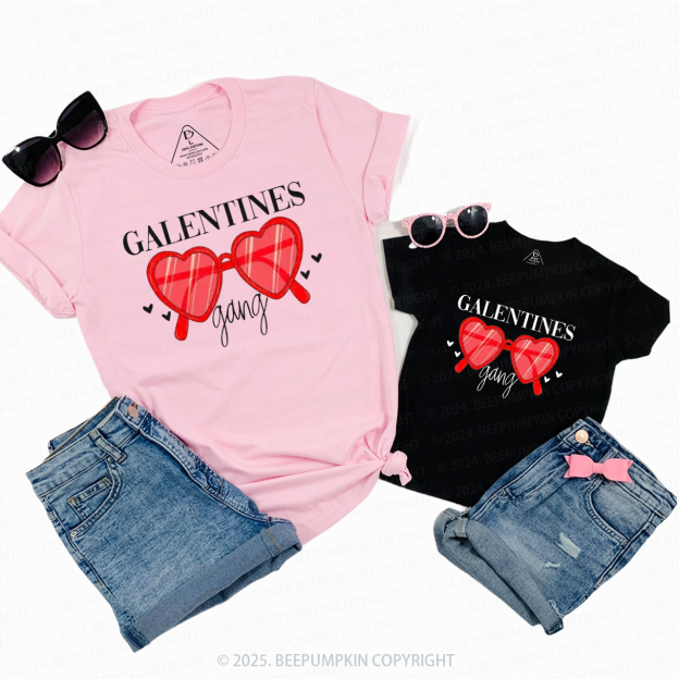 Galentines Gang Family Matching Valentine's Shirts