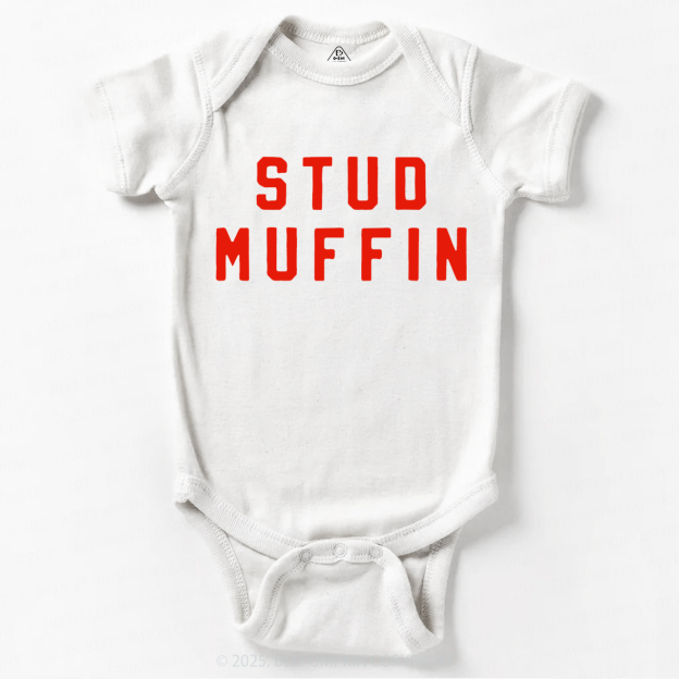 Stud Muffin Valentine Bodysuit Beepumpkin