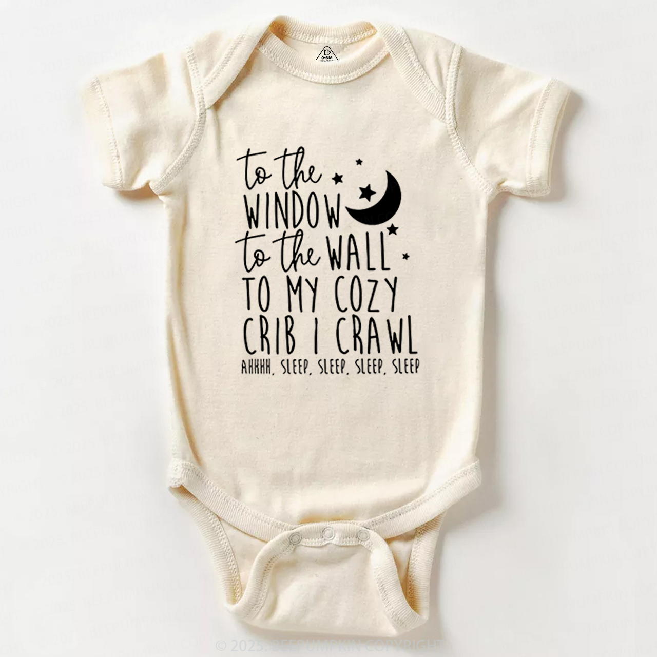 To The Window To The Wall To My Cozy Crib I Crawl Bodysuit Beepumpkin Sale-Beepumpkin™
