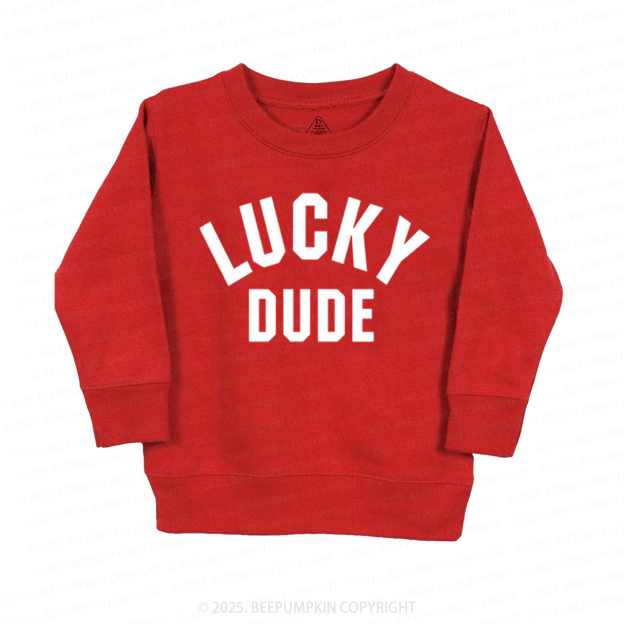 Lucky Dude St. Patrick's Day Kid's Sweatshirt
