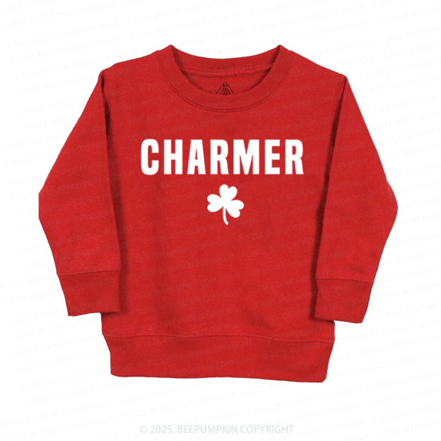 Charmer Dude St. Patrick's Day Kid's Sweatshirt