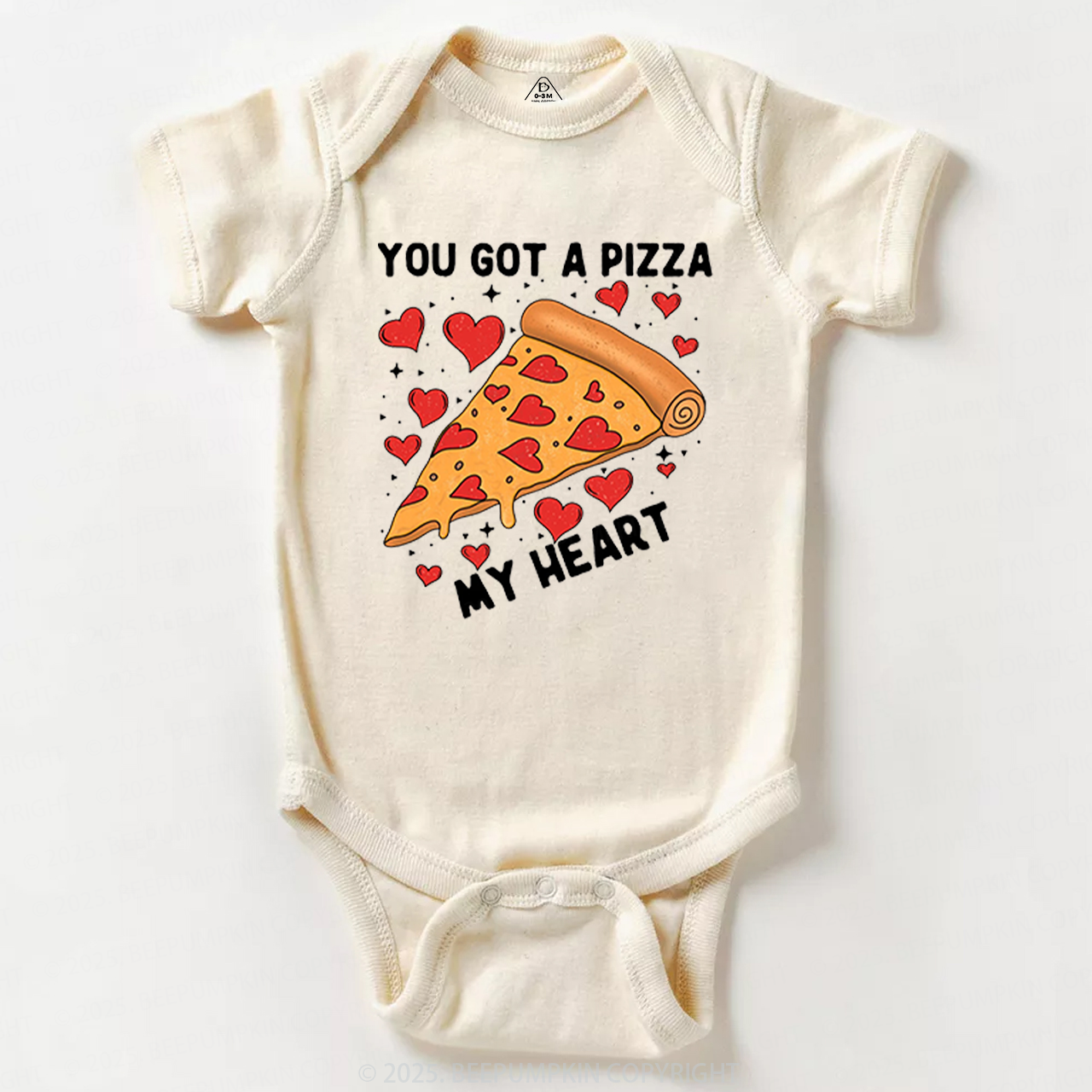 You Got A Pizza My Heart Valentine's Day Bodysuit Beepumpkin
