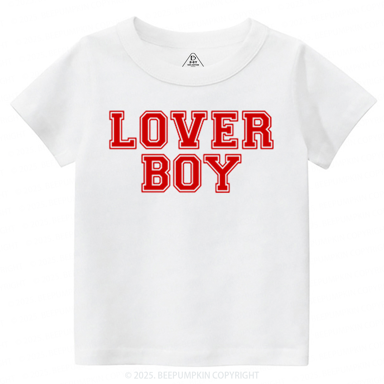 Lover Boy Valentine's Day Toddler&Kid's Tees Beepumpkin