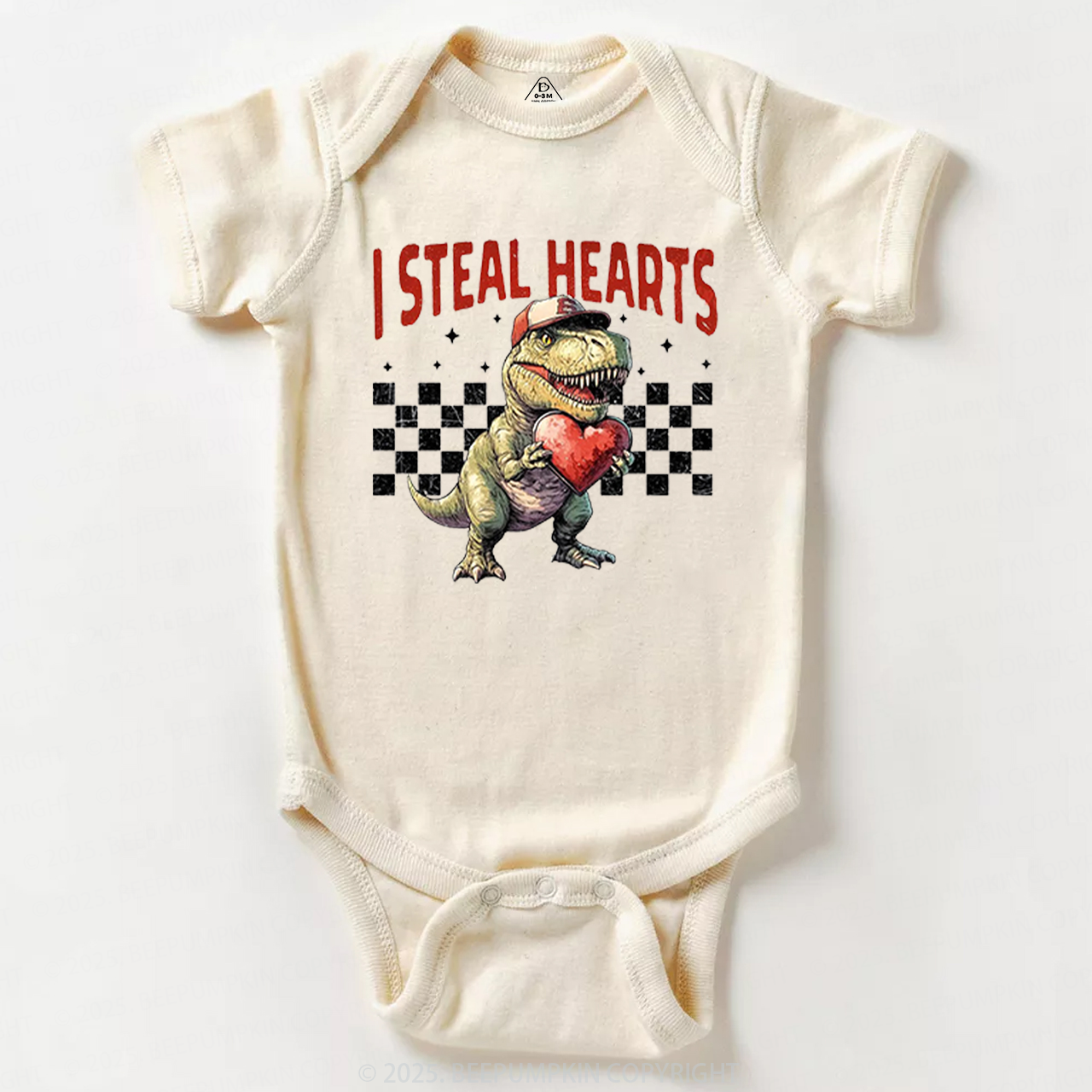 I Steal Hearts Valentine's Day Bodysuit Beepumpkin Sale-Beepumpkin™