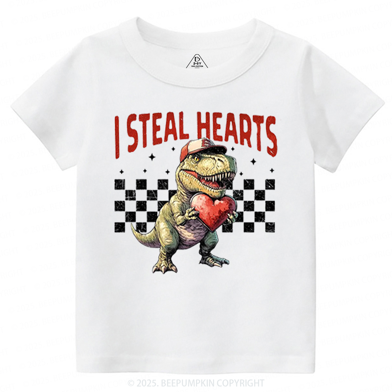 I Steal Hearts Valentine's Day Toddler&Kid's Tees Beepumpkin
