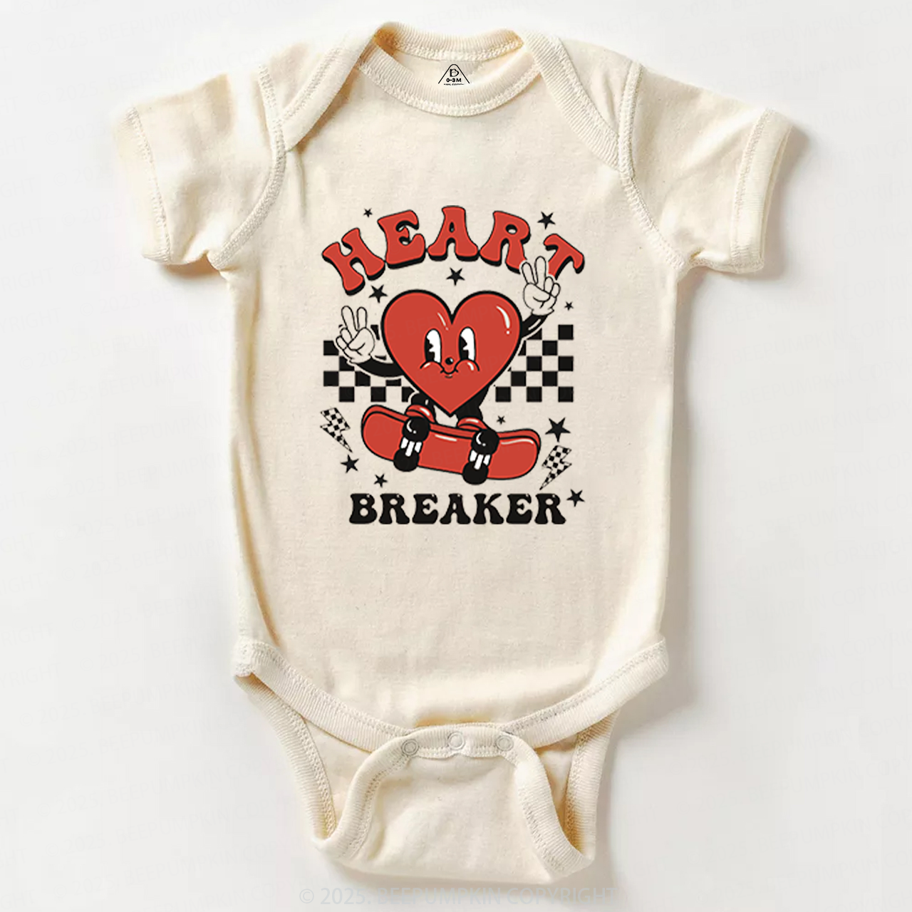 Heart Breaker Valentine's Day Bodysuit Beepumpkin 2