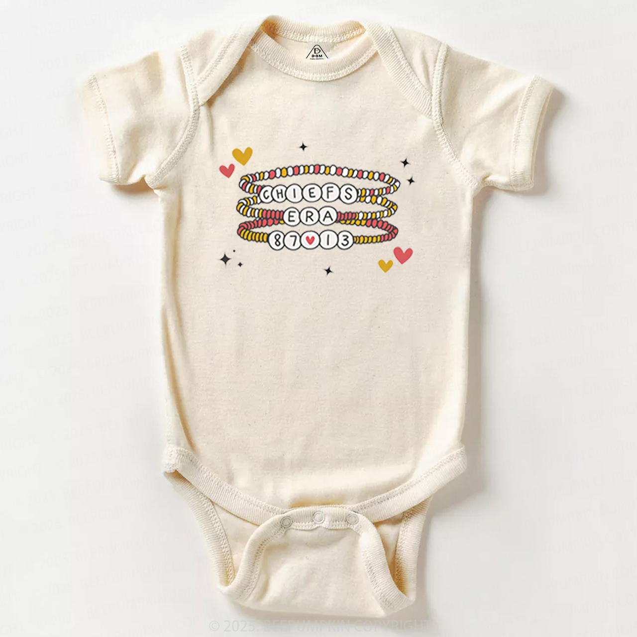 Cute Friendship Bracelets Football Bodysuit Beepumpkin 