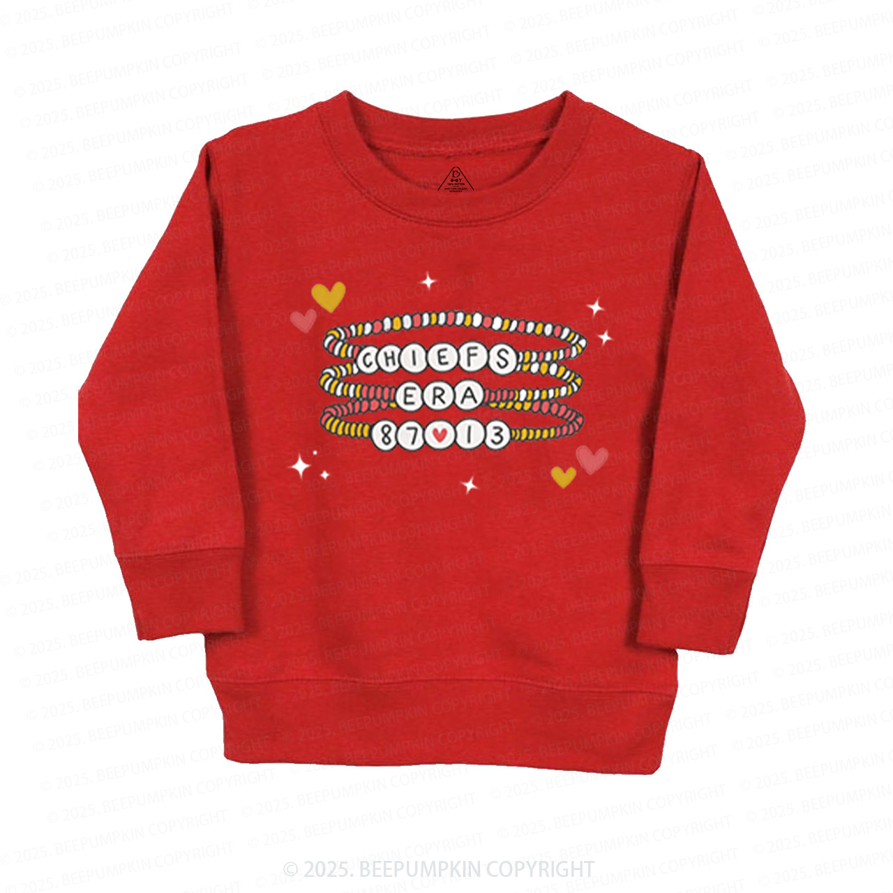 Cute Friendship Bracelets Football Kid's Sweatshirt