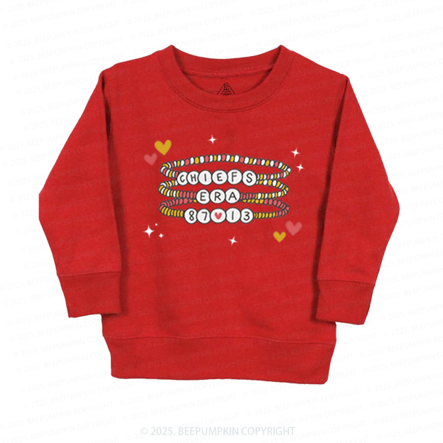 Cute Friendship Bracelets Football Kid's Sweatshirt