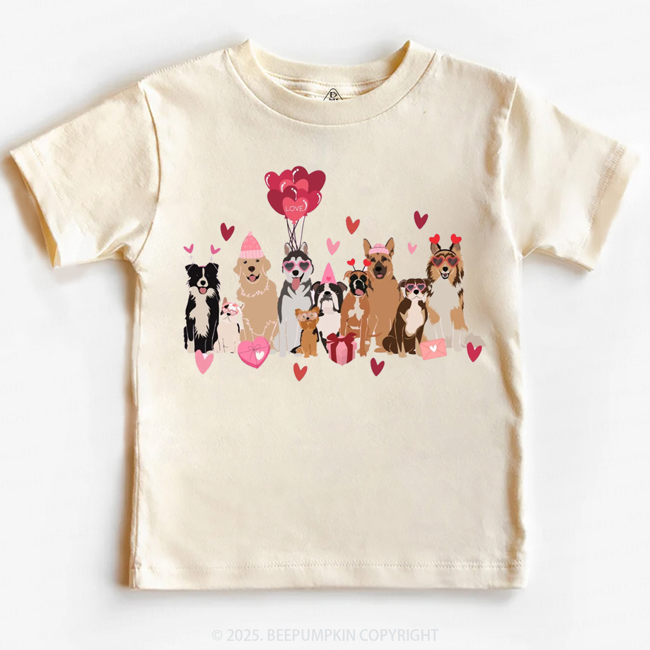 Dog Valentine's Day Toddler&Kid's Tees Beepumpkin Sale-Beepumpkin™