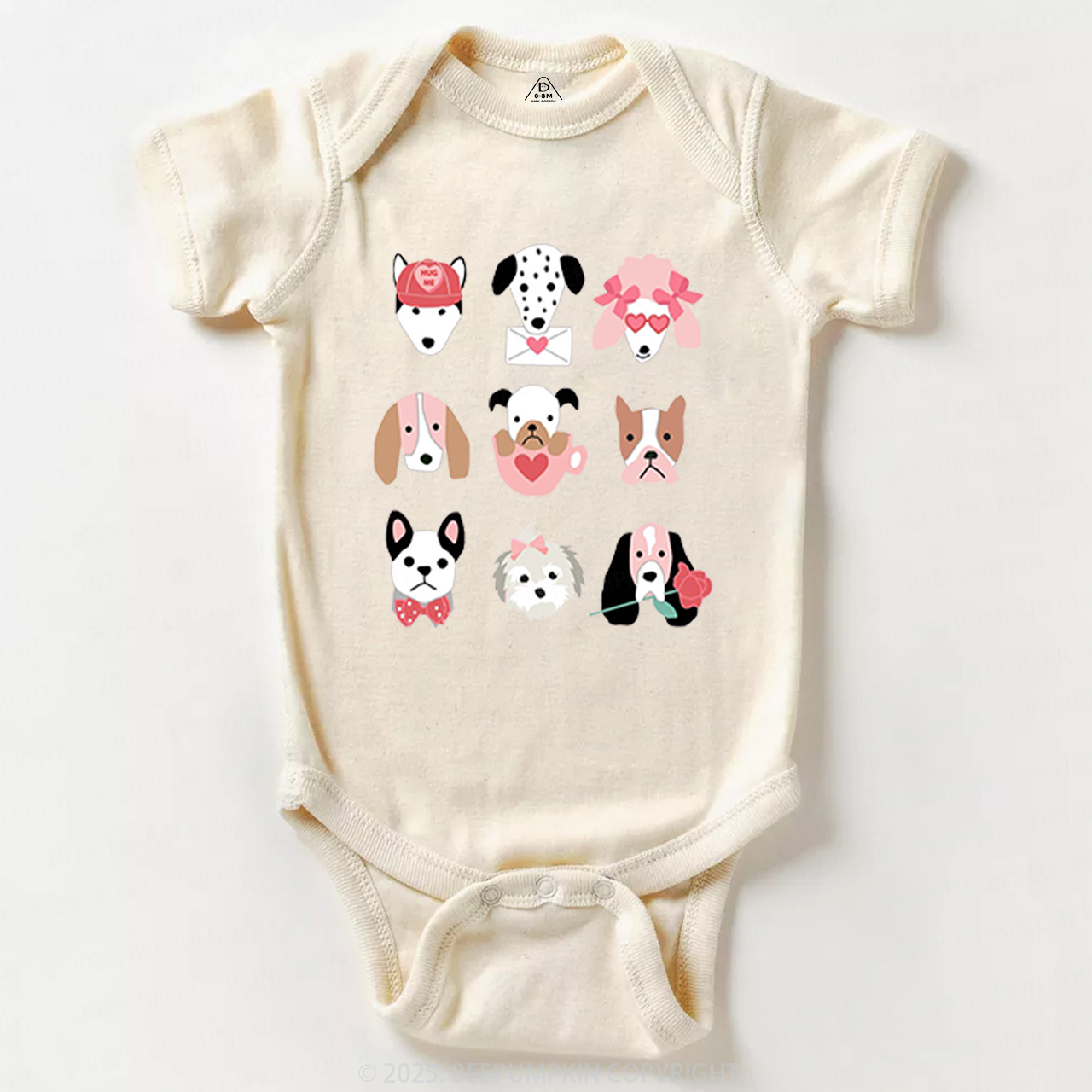 Dog Family Valentine's Day Bodysuit Beepumpkin