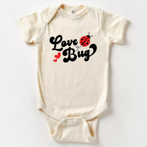 Love Bug Valentine's Day Bodysuit Beepumpkin