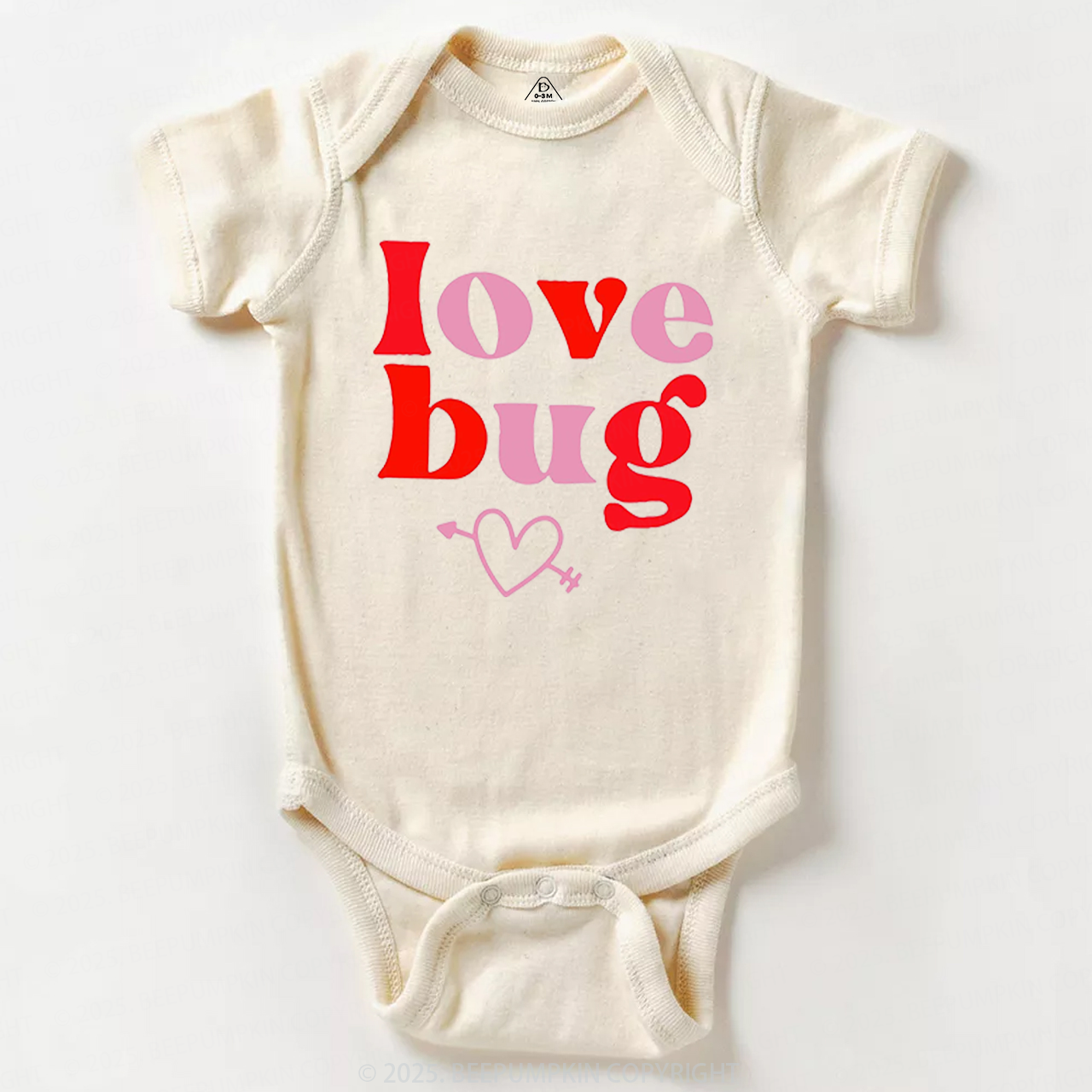 Love Bug Valentine's Day Bodysuit Beepumpkin 2