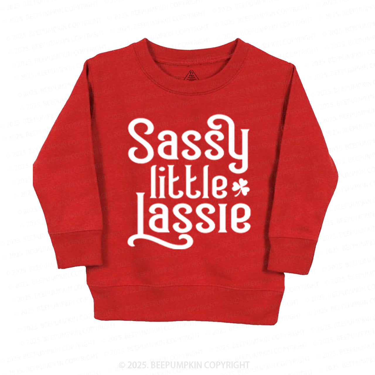 Little Lassie St. Patrick's Day Kid's Sweatshirt