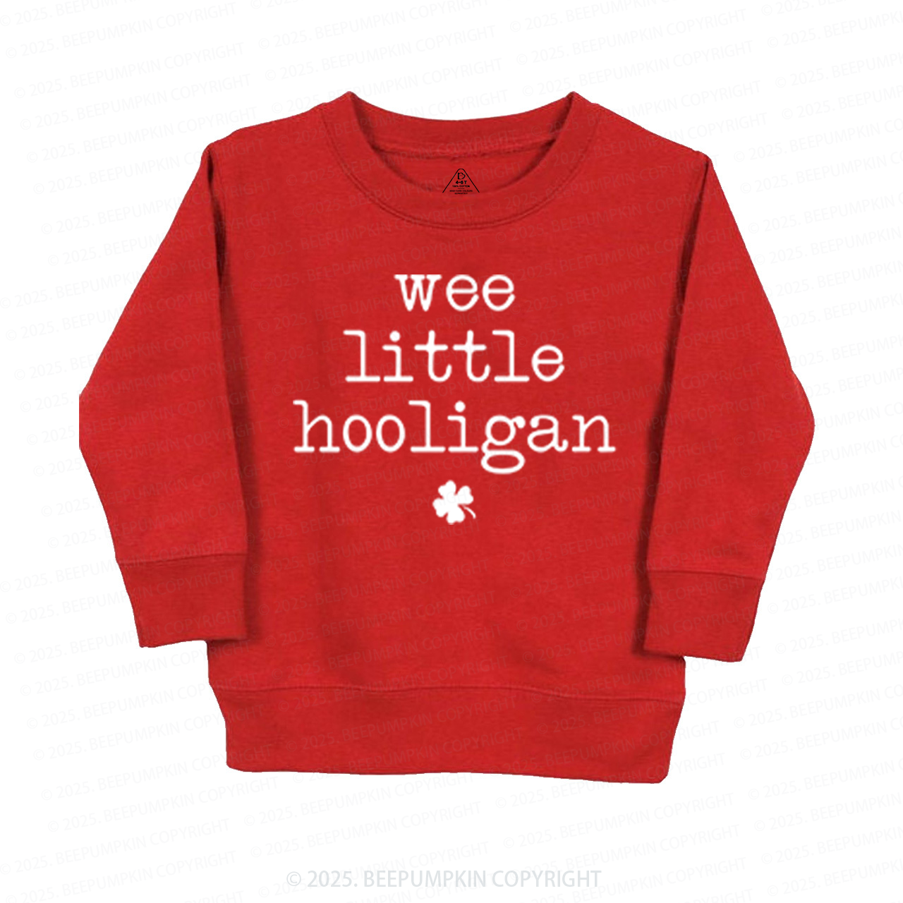 Wee Little Hooligan St. Patrick's Day Kid's Sweatshirt