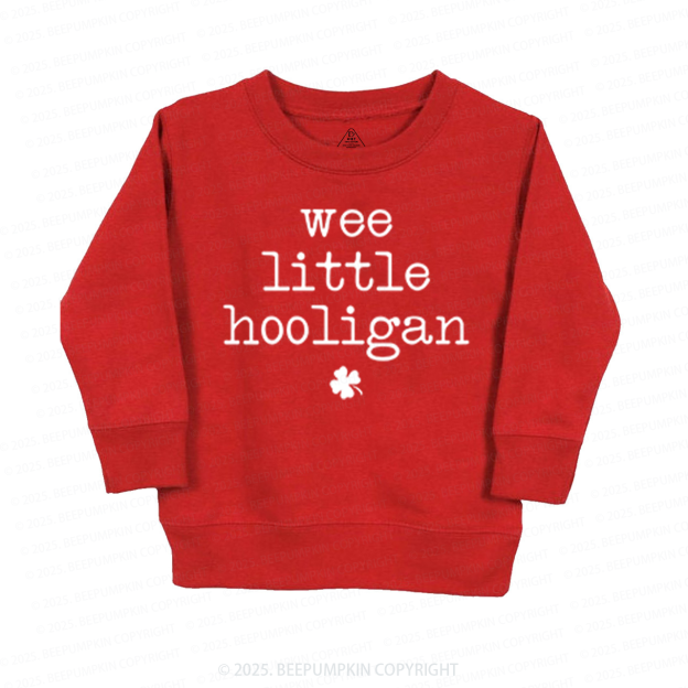 Wee Little Hooligan St. Patrick's Day Kid's Sweatshirt