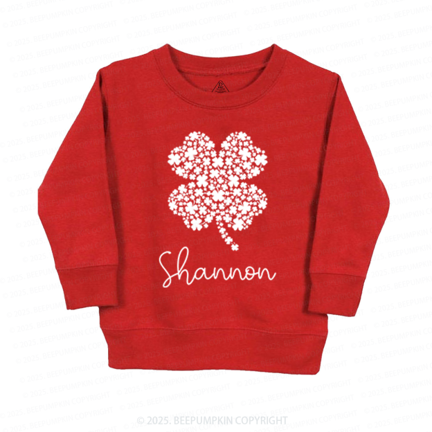 Personalized Name St. Patrick's Day Kid's Sweatshirt