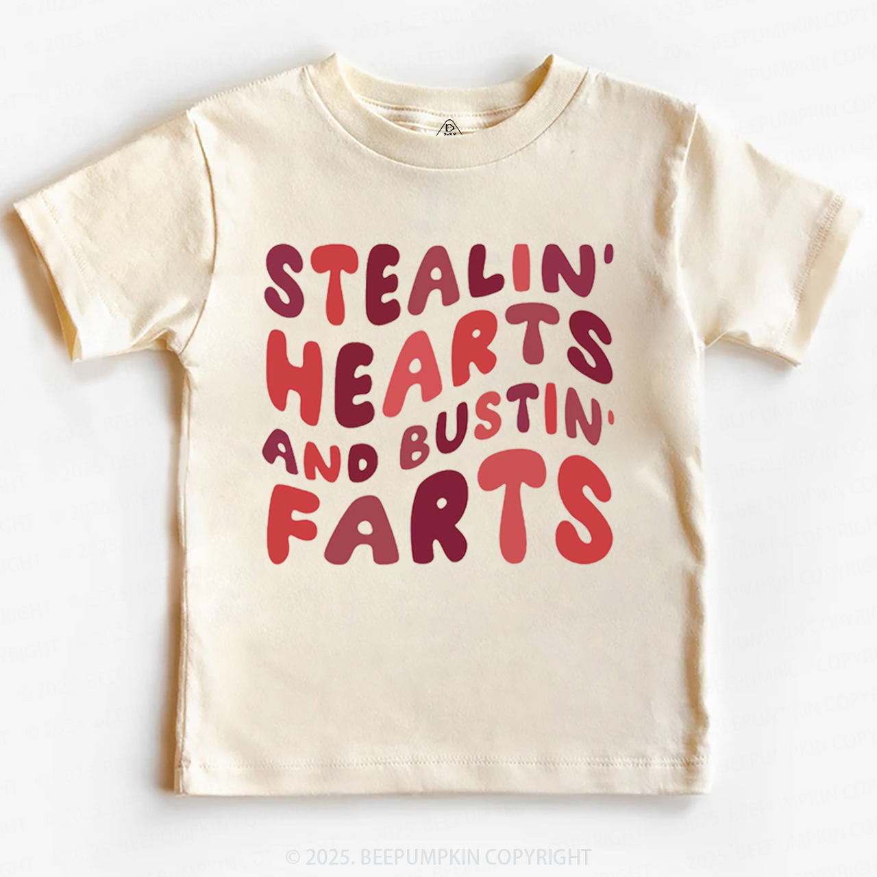 Stealin Hearts And Bustin Farts Valentine's Day Toddler&Kid's Tees Bee