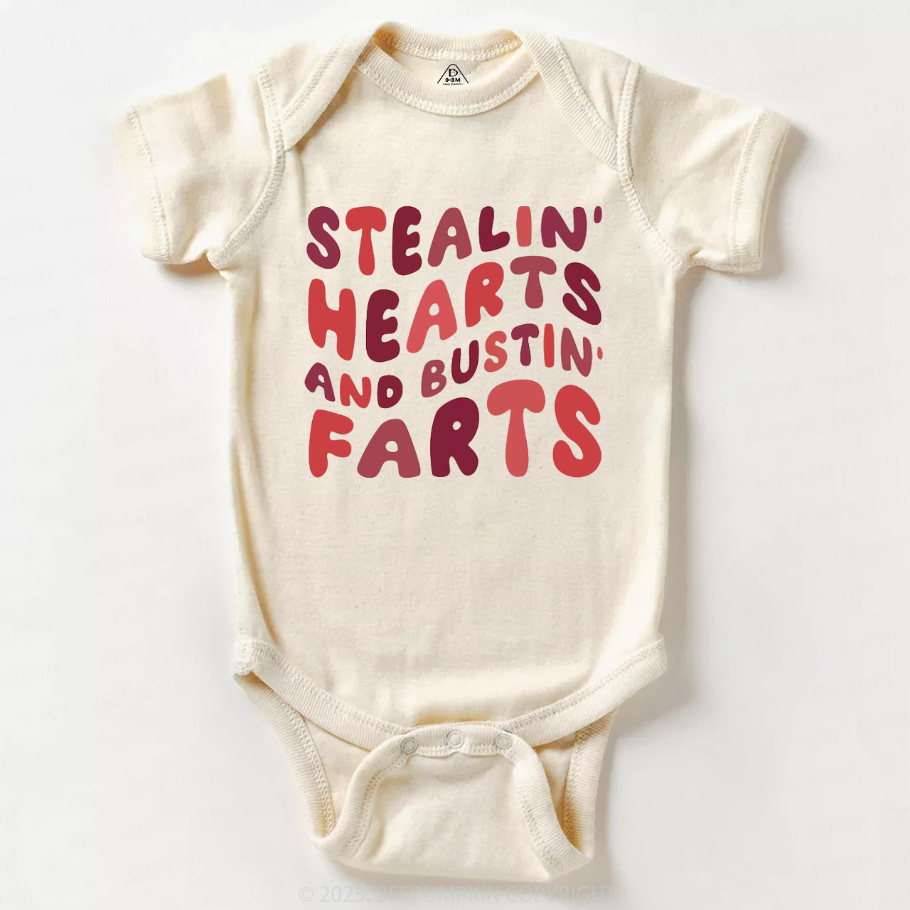Stealin Hearts And Bustin Farts Valentine's Day Bodysuit Beepumpkin