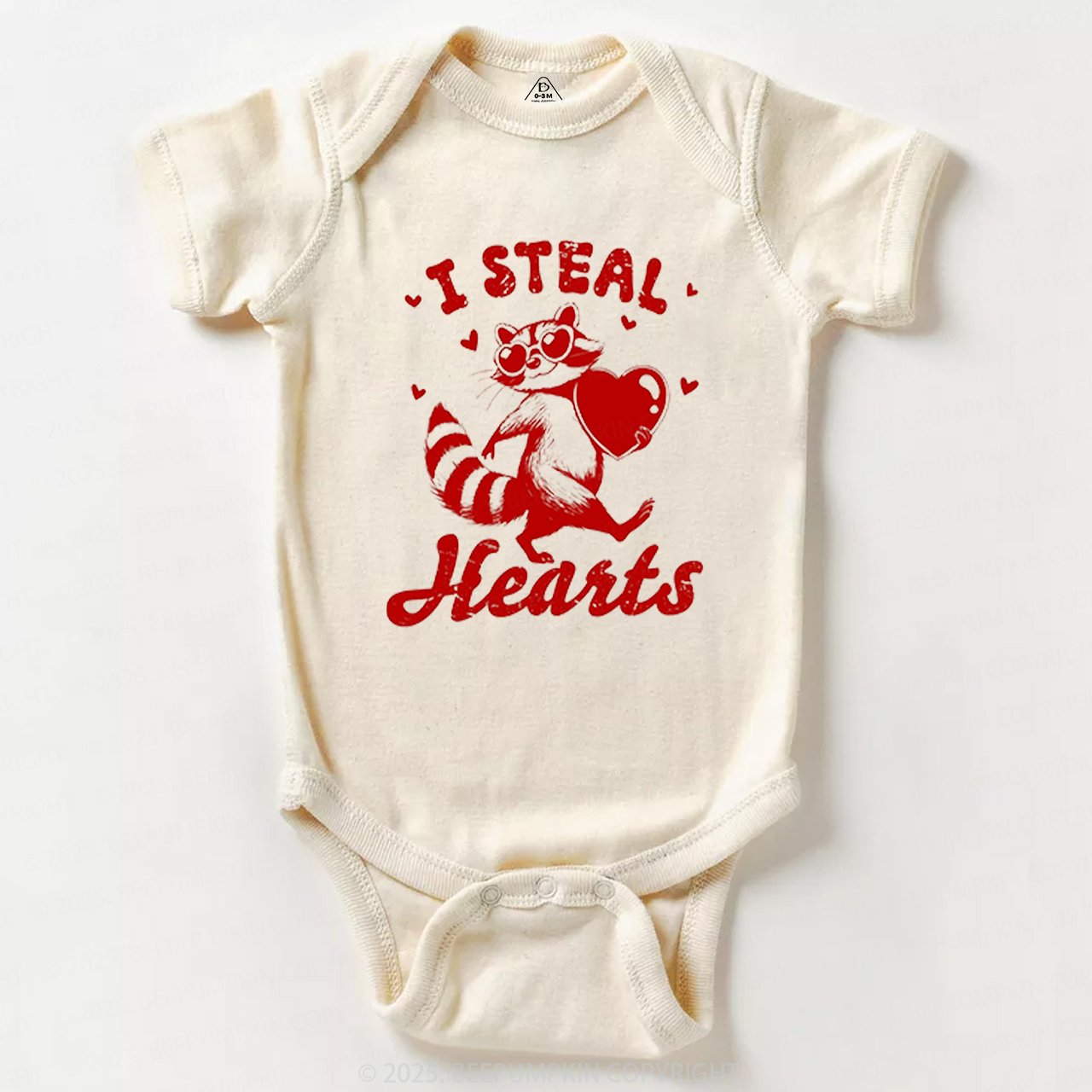 I Steal Hearts Valentine's Day Bodysuit Beepumpkin