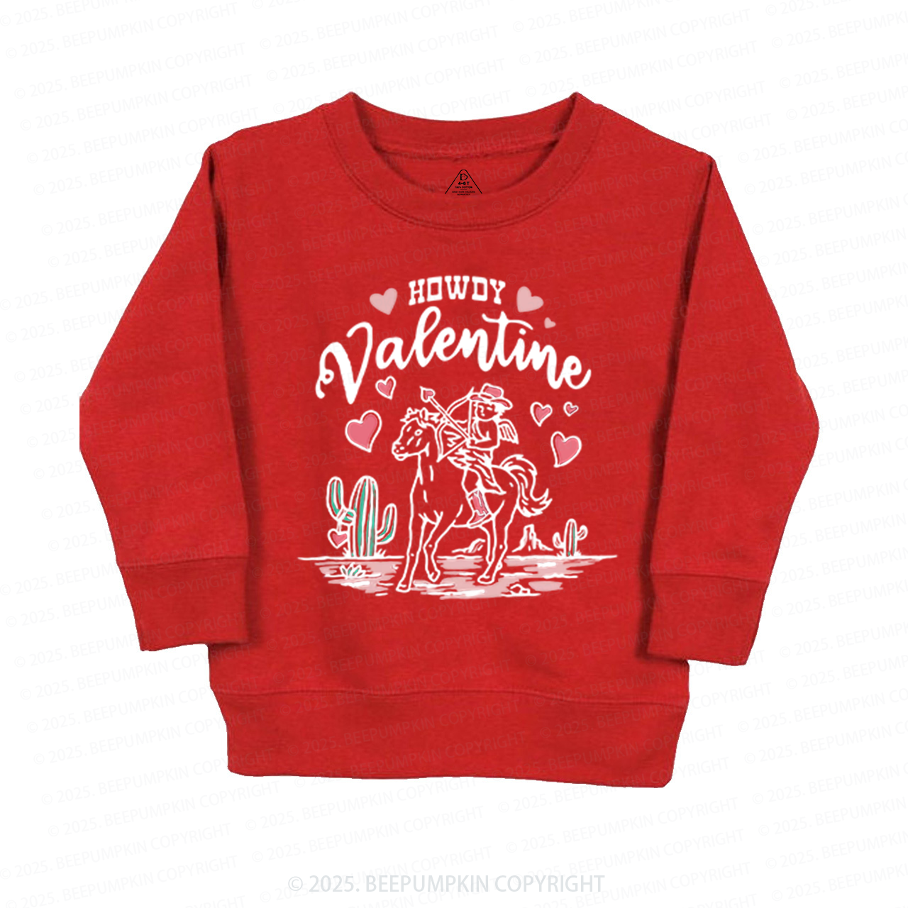 Howdy Valentine Kid's Sweatshirt