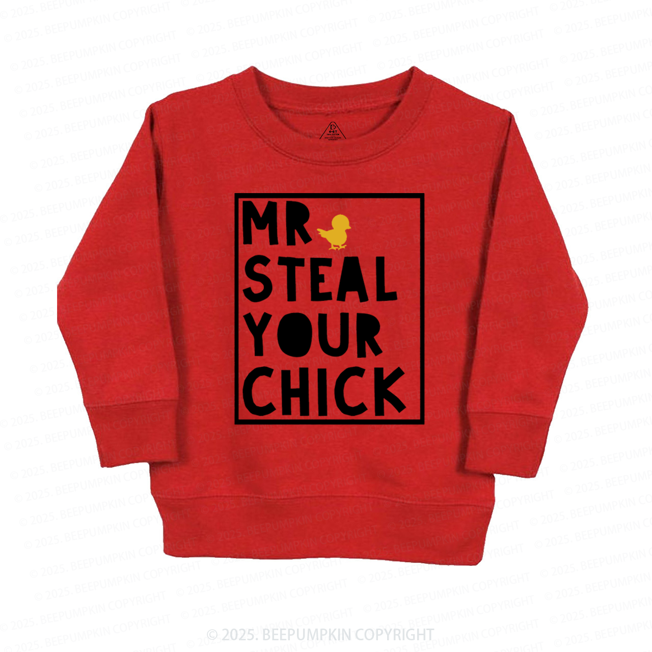 Mr Steal Your Chick Easter Kid's Sweatshirt