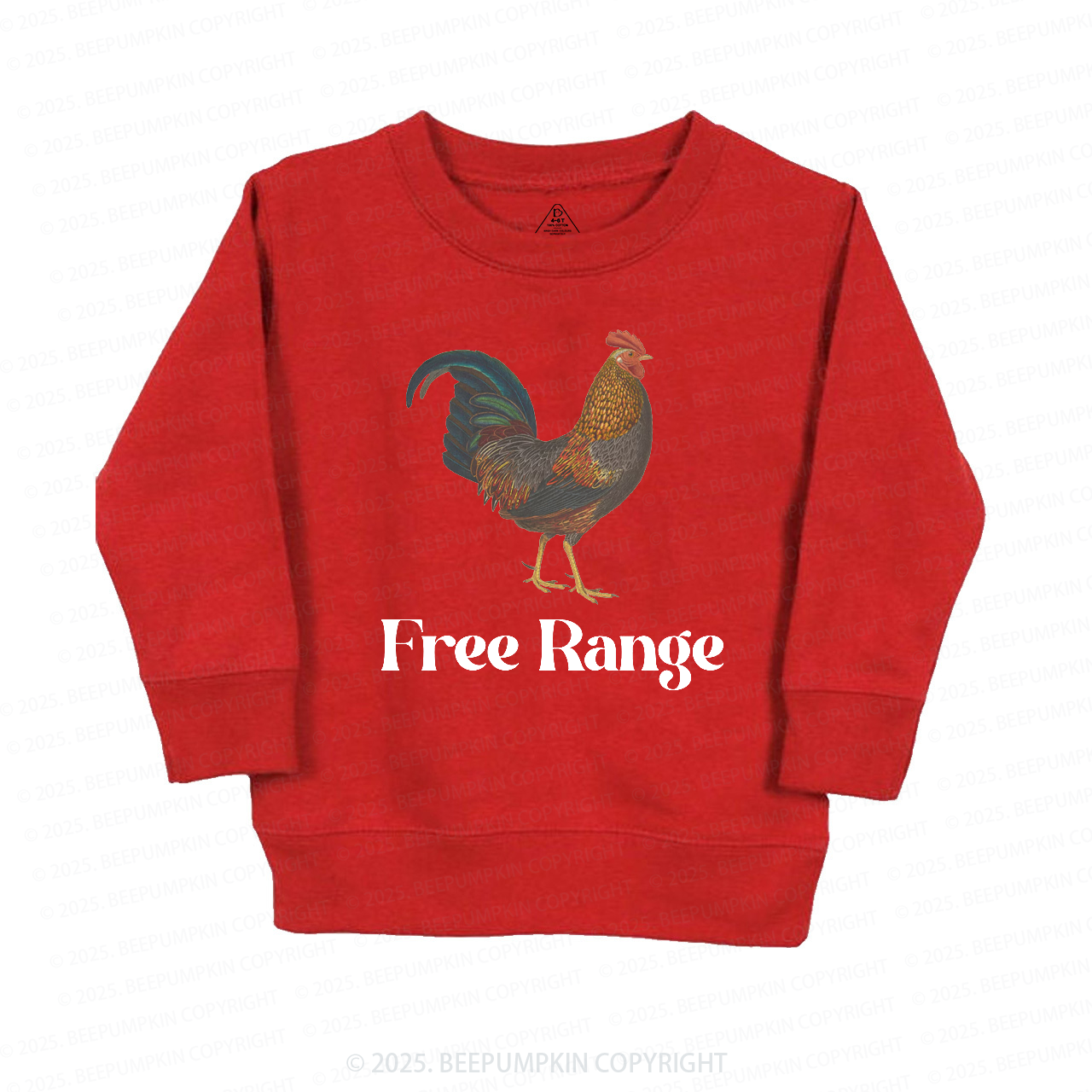 Free Range Chicken Kid's Sweatshirt