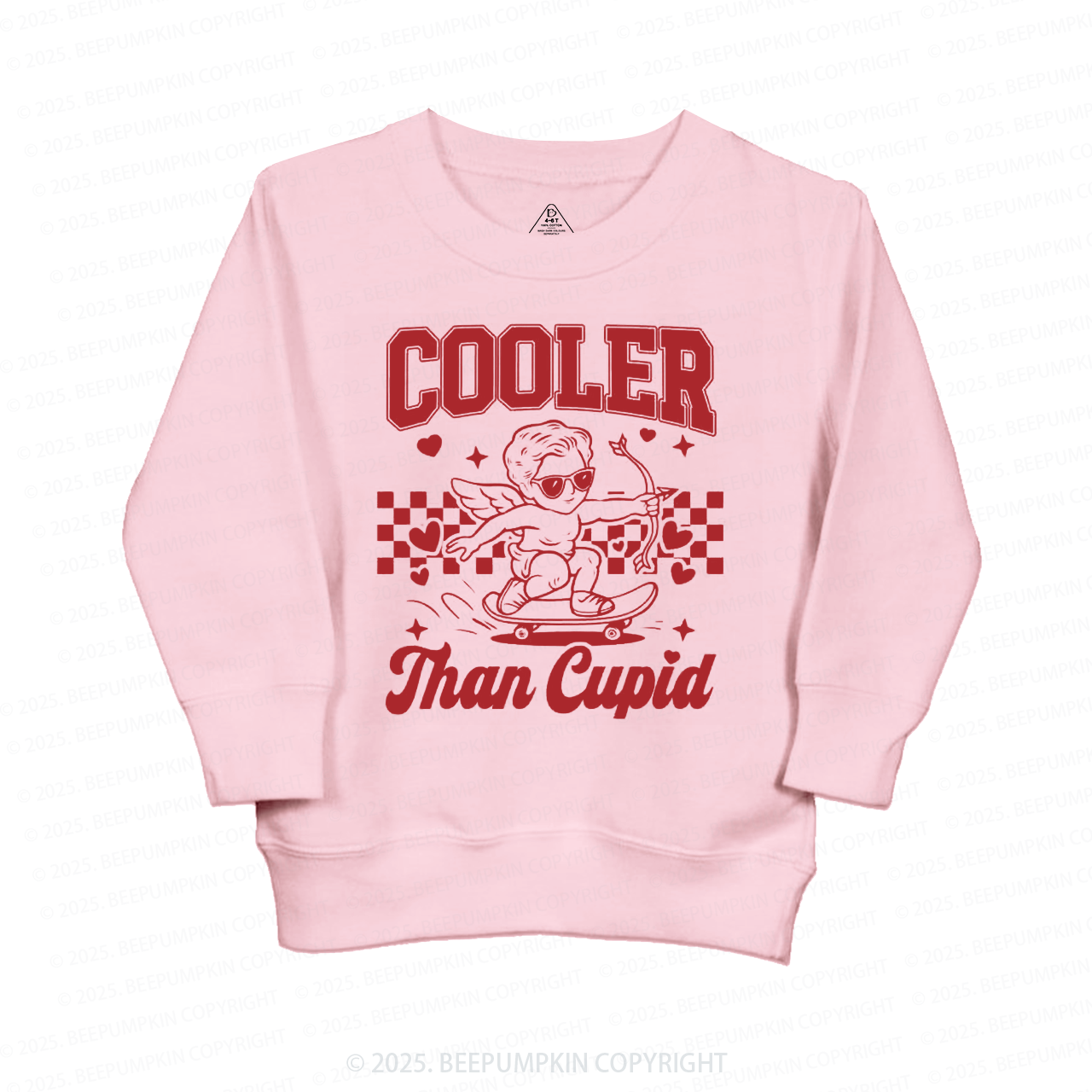 Cooler Than Cupid Kid's Sweatshirt
