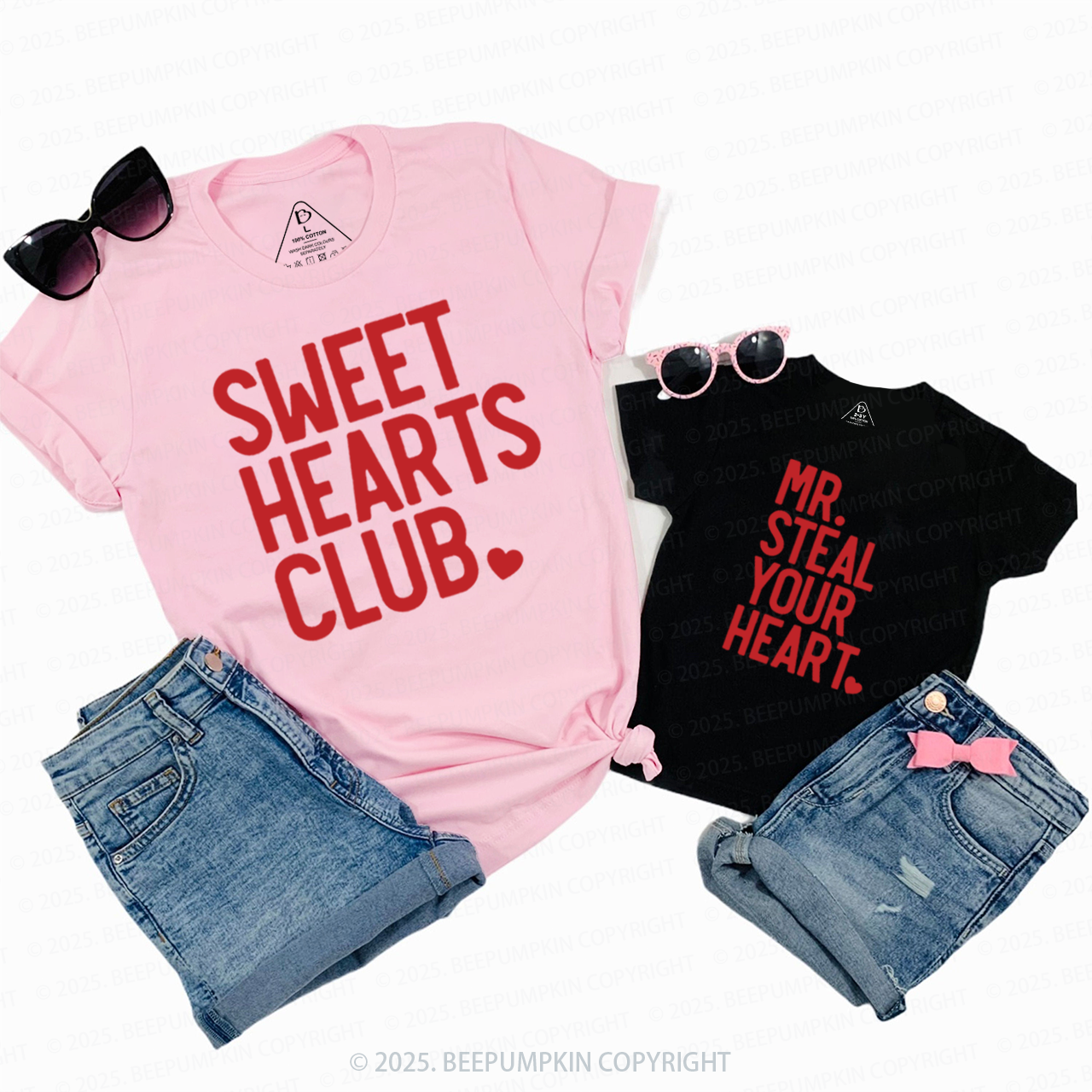Sweet Hearts Club Valentine's Day Family Shirt