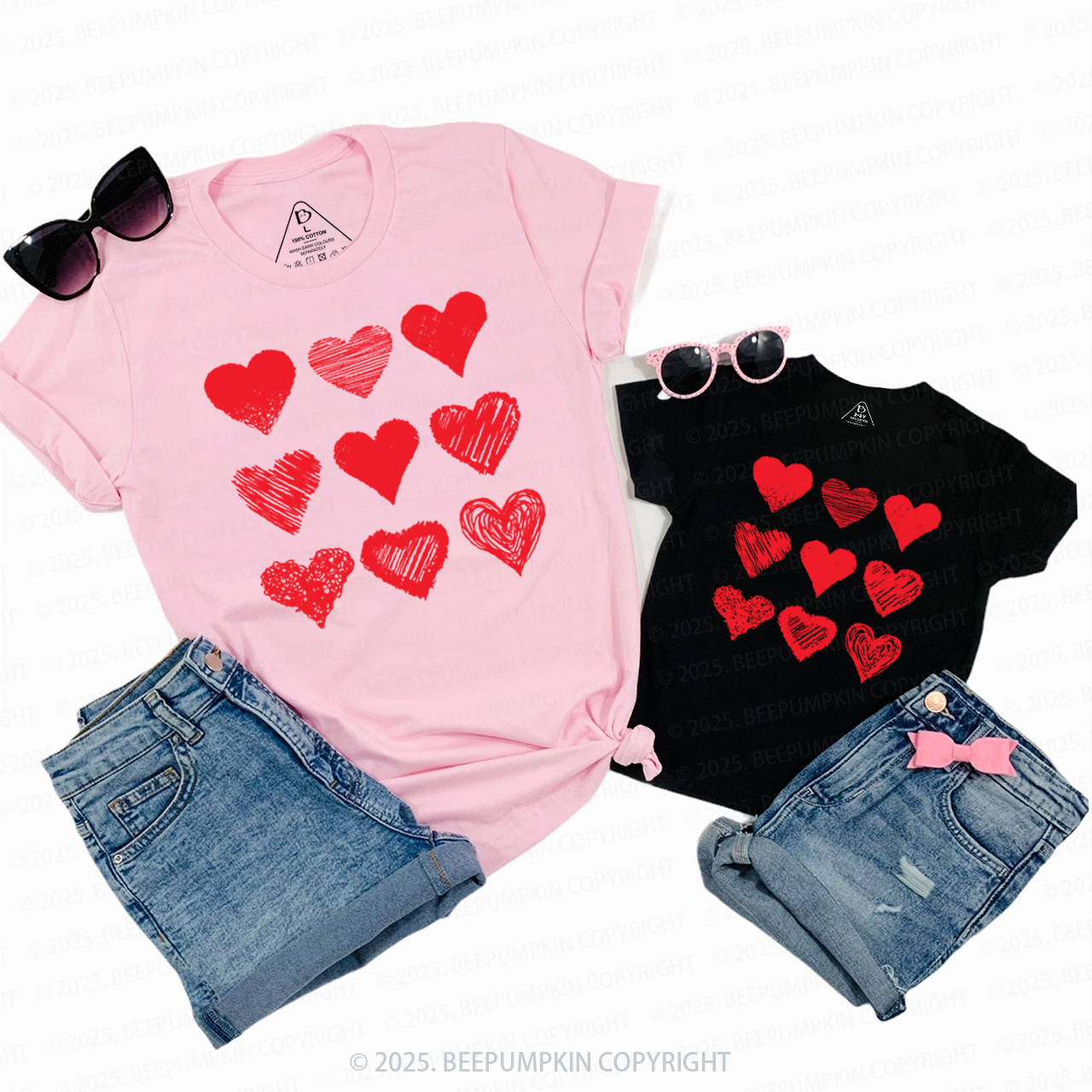 Various Kinds Of Love  Valentine's Day Family Shirt
