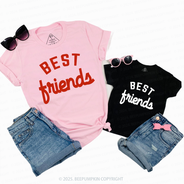 Best Friends Valentine's Day Family Shirt