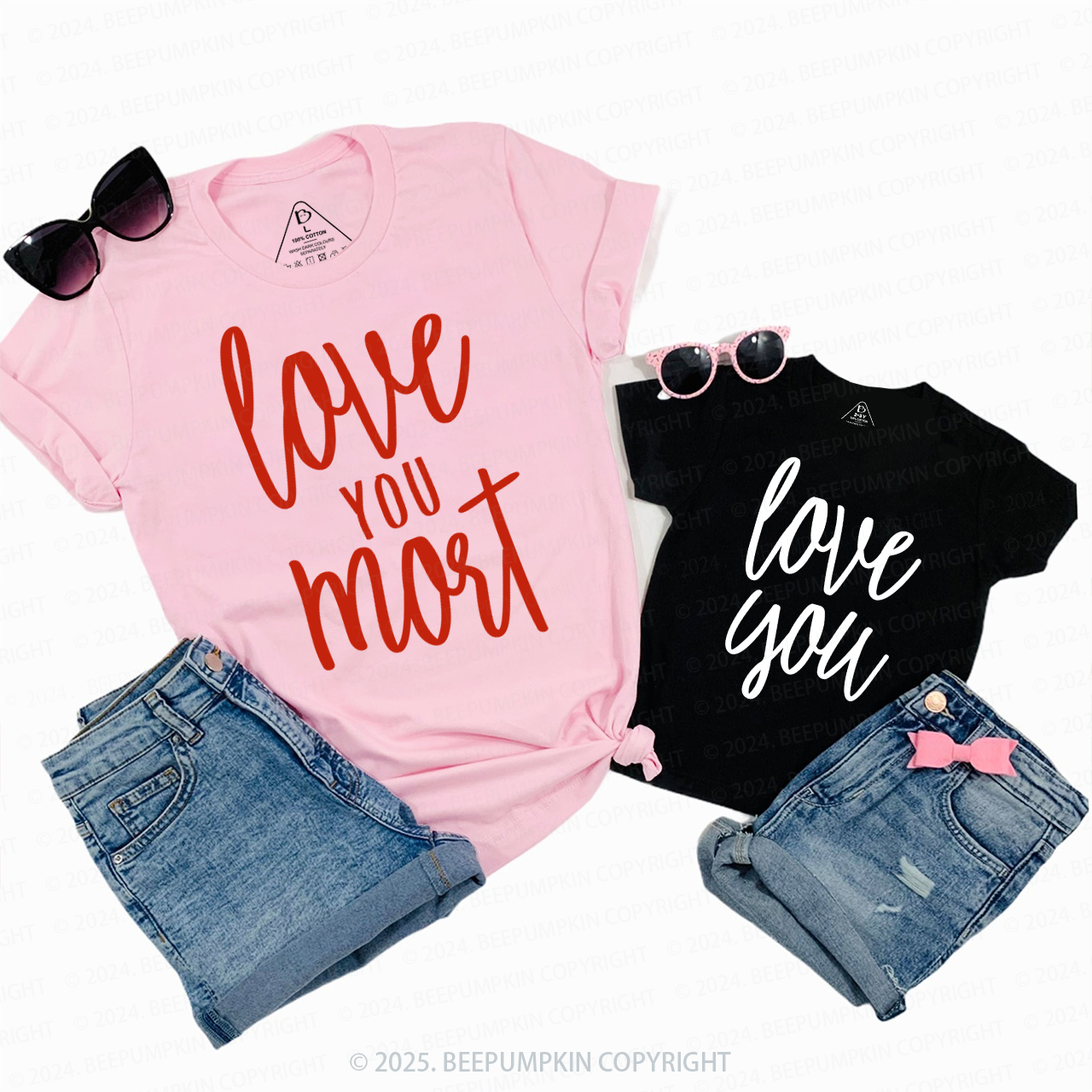 Personalized Love You More Valentine's Day Family Shirt