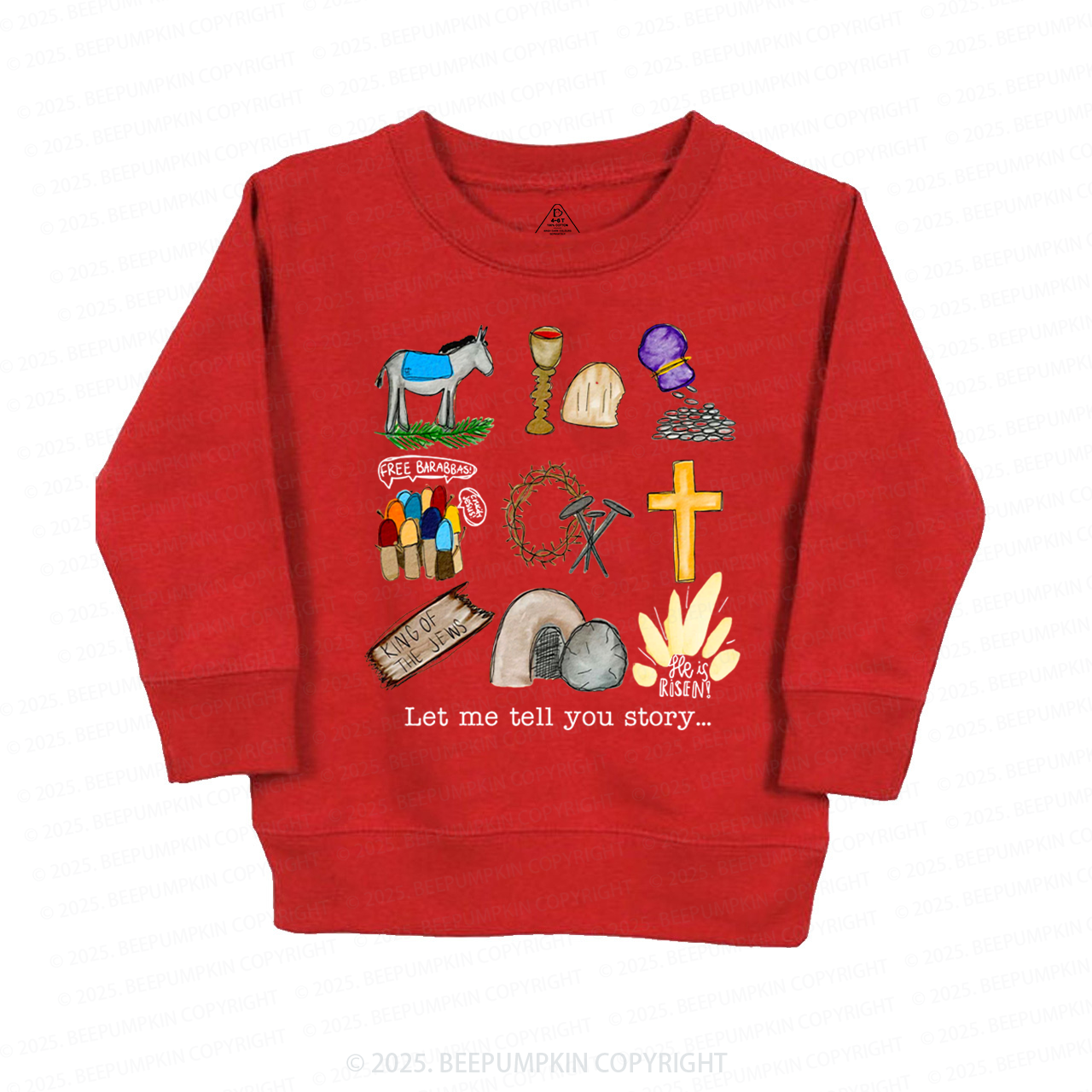 Let Me Tell You A Story Easter Kid's Sweatshirt