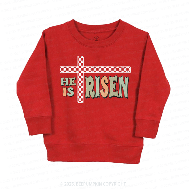 He Is Risen Easter Kid's Sweatshirt