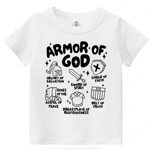 Armor of God Toddler&Kid's Tees Beepumpkin
